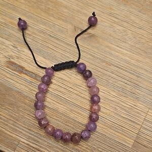 Purple Beaded Bracelet